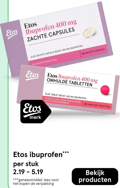 Aanbieding: Ibuprofen