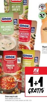 Aanbieding: Unox soep in zak