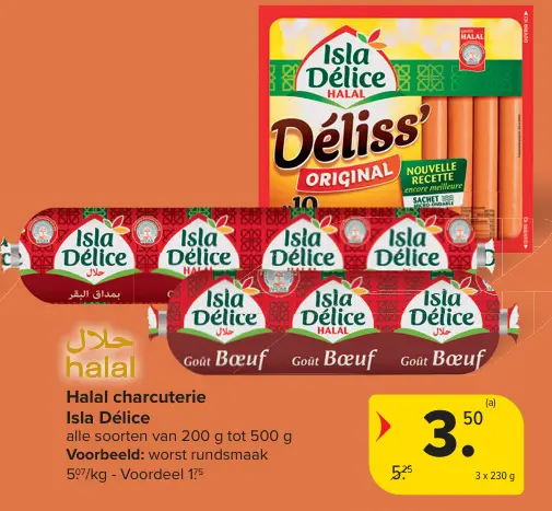 Promotie: Halal charcuterie