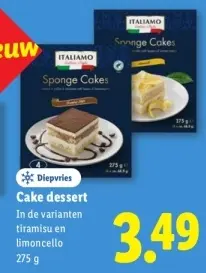 Aanbieding: Cake dessert