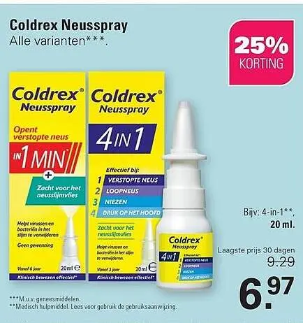 Aanbieding: Coldrex Neusspray