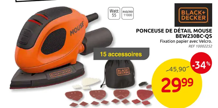 Offre: Ponceuse de détail mouse