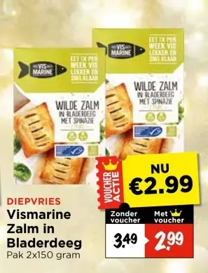 Aanbieding: Vismarine Zalm in Bladerdeeg