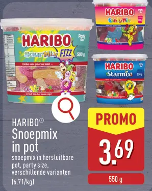 Promotie: Snoepmix in pot