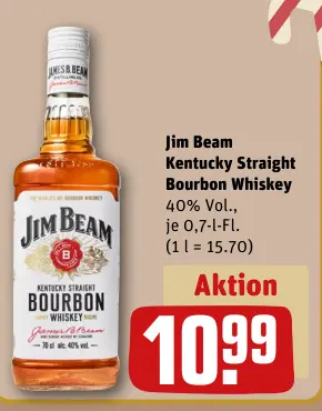 Aanbieding: Jim Beam Kentucky Straight Bourbon Whiskey