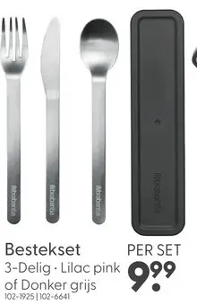 Aanbieding: Brabantia Make & take bestekset 3-delig  Donkergrijs