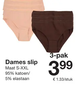 Promotie: Dames slip