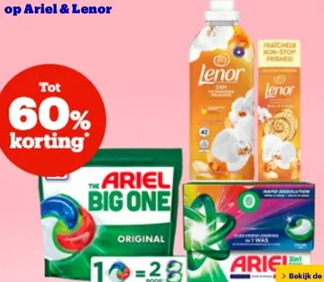 Aanbieding: Ariel & Lenor