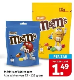 Aanbieding: M&M's of Maltesers