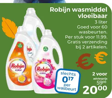 Aanbieding: wasmiddel vloeibaar