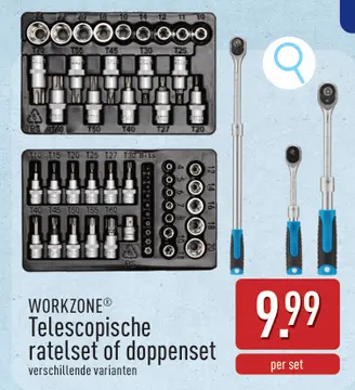 Aanbieding: Telescopische ratelset of doppenset