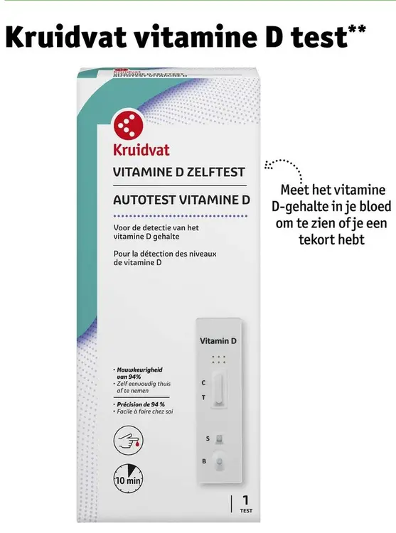 Aanbieding: Vitamine D Zelftest