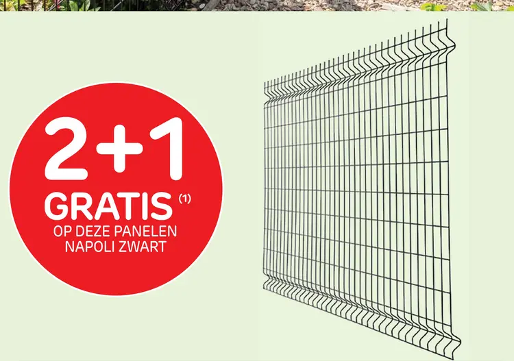 Promotie: Panelen napoli zwart