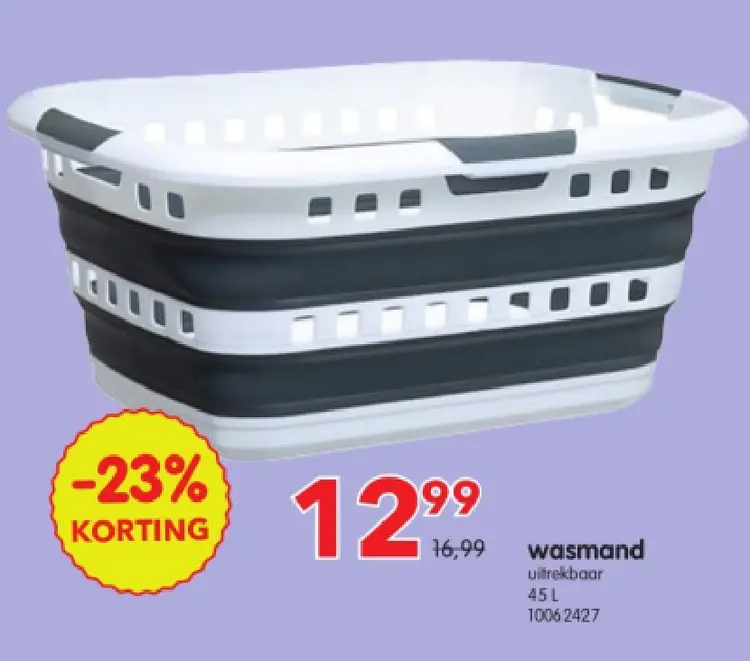 Promotie: wasmand
