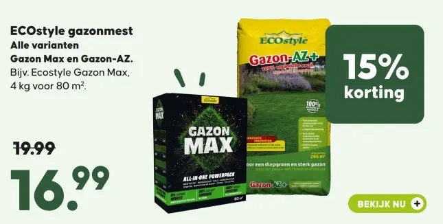 Aanbieding: gazonmest