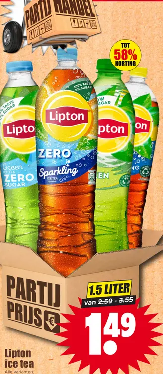 Aanbieding: ice tea