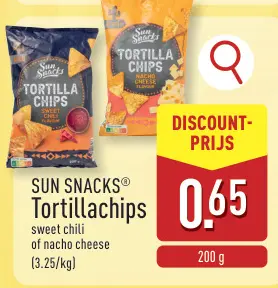Aanbieding: SUN SNACKS® Tortillachips