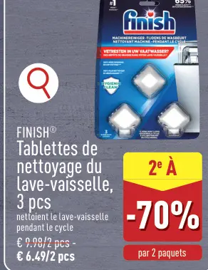Offre: Tablettes de nettoyage du lave-vaisselle