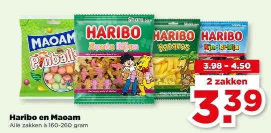 Aanbieding: Haribo en Maoam