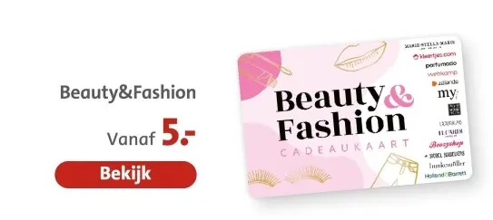 Aanbieding: Beauty&Fashion Cadeaukaart