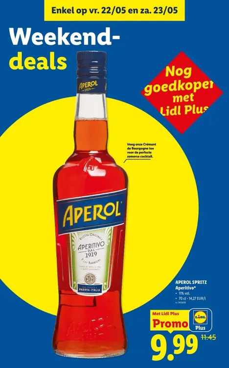 Promotie: Aperitivo
