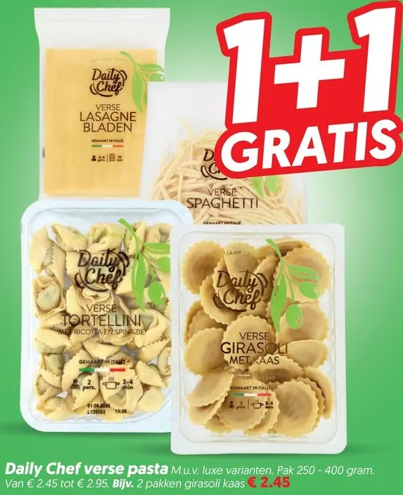 Aanbieding: Verse pasta