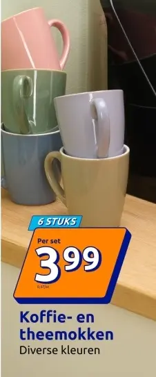 Aanbieding: Koffie- en theemokken