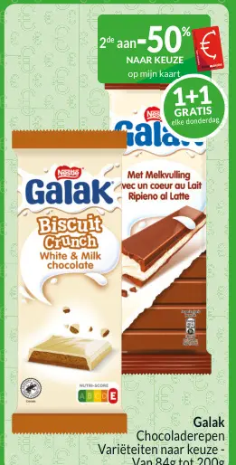 Promotie: Chocoladerepen