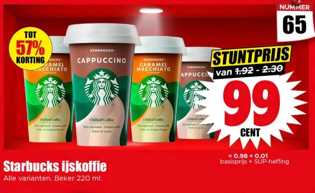 Aanbieding: Starbucks ijskoffie