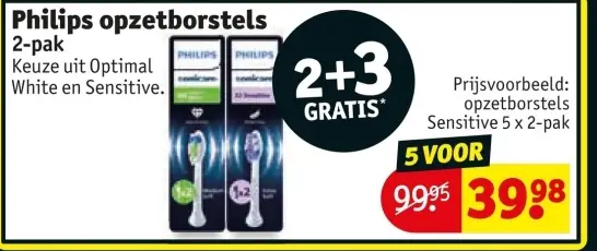 Aanbieding: Philips opzetborstels