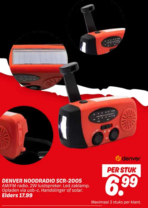 Aanbieding: Noodradio SCR-2005