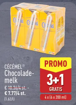 Aanbieding: CÉCÉMEL Chocolade-melk