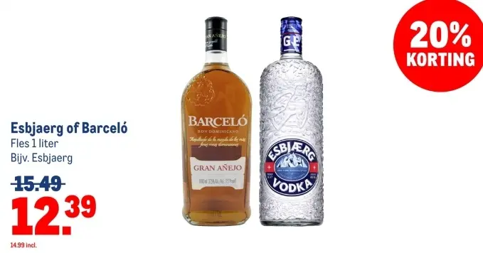 Aanbieding: Esbjaerg of Barceló