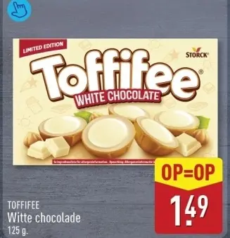 Aanbieding: Toffifee Witte chocolade