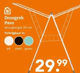 Aanbieding: Droogrek Pavo