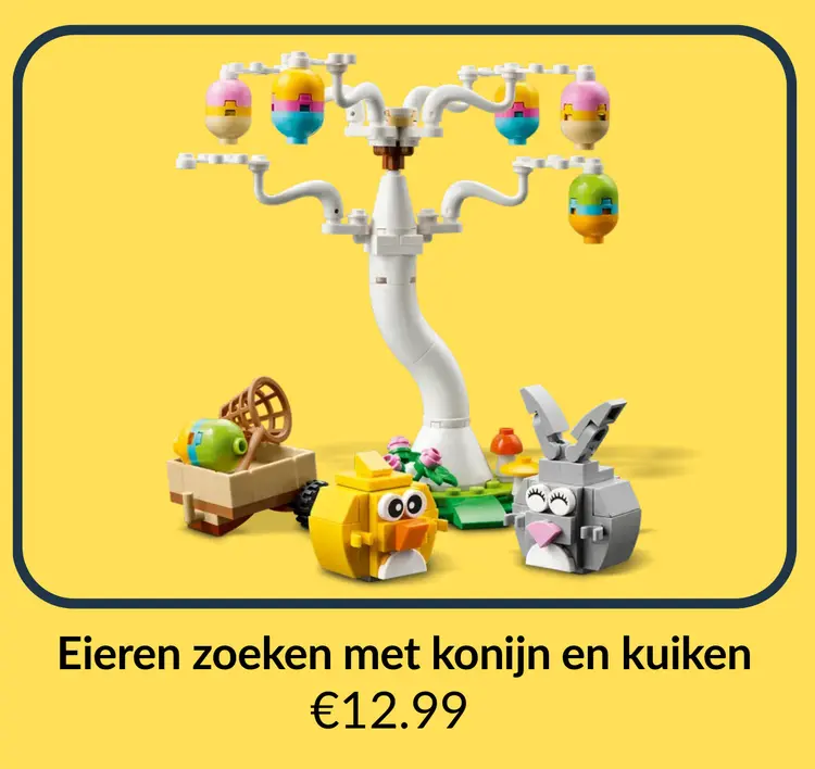 Aanbieding: Eieren zoeken met konijn en kuiken