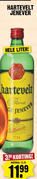 Aanbieding: Hartevelt jenever