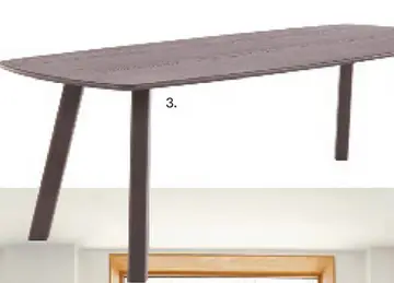 Aanbieding: Eettafel Tabiro Deens ovaal bruin 240x100cm