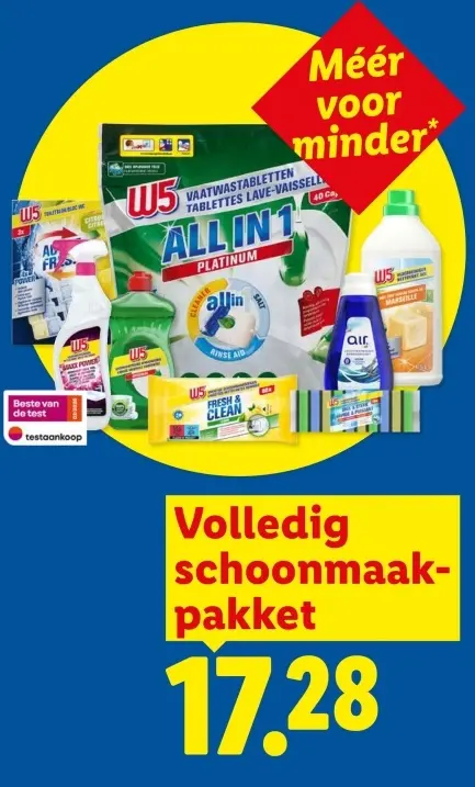 Promotie: Volledig schoonmaakpakket