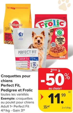 Offre: Croquettes pour chiens