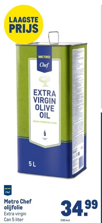 Aanbieding: Metro Chef olijfolie