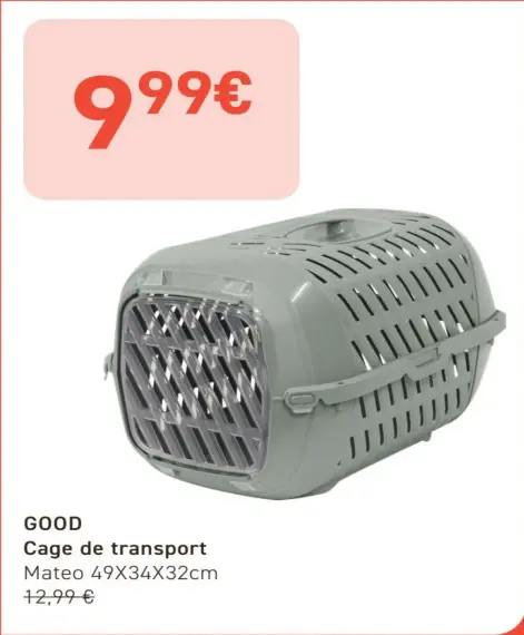 Offre: GOOD Cage de transport Mateo