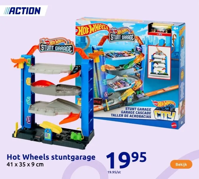 Aanbieding: Hot Wheels stuntgarage