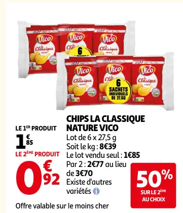 Promotie: Chips la classique