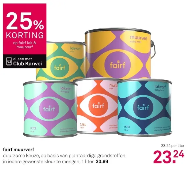 Aanbieding: fairf muurverf
