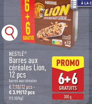 Offre: Barres aux céréales Lion
