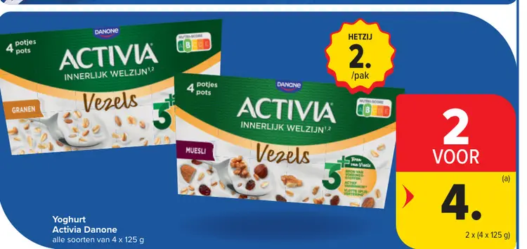 Promotie: Yoghurt Activia Danone