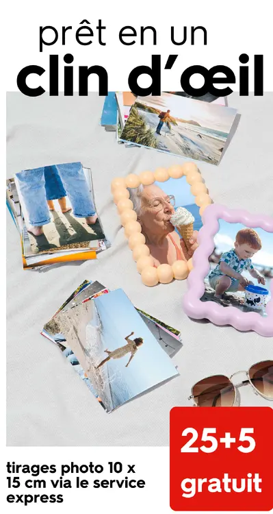 Offre: tirages photo
