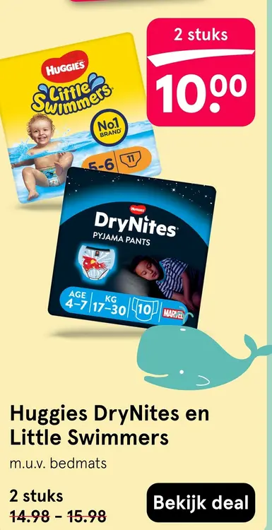 Aanbieding: Huggies DryNites en Little Swimmers