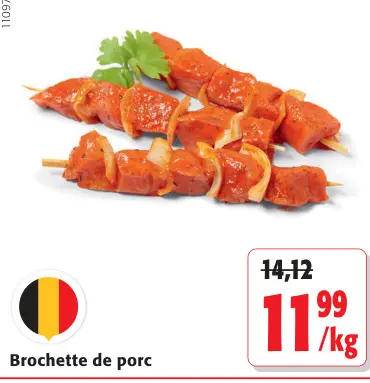 Offre: Brochette de porc